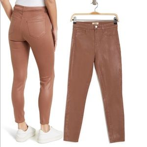 *New With Tags* L'AGENCE High Rise Margot Coated Jean